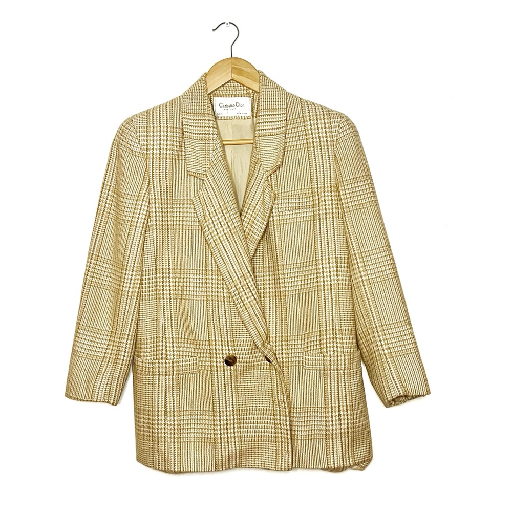 Christian Dior | Vintage Chequered Blazer